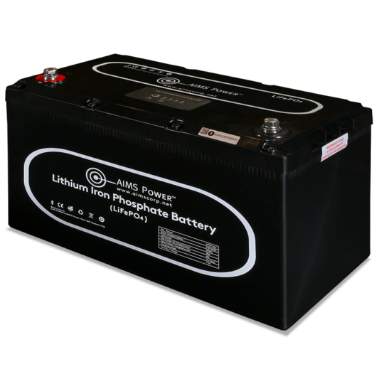 Aims Power - Lithium Battery 104Ah with Wake Up, Heater & BT Monitoring 12V LiFePO4
