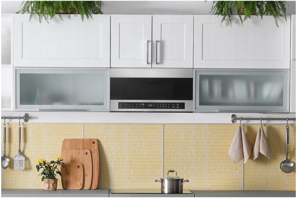 Sharp - 30" / 1.9 CF Smart Over-the-Range Microwave Oven - Over The Range - SMO1969JS Sharp - 30" / 1.9 CF Smart Over-the-Range Microwave Oven - Over The Range - SMO1969JS
