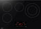 Sharp - 30 in. Drop-In Radiant Cooktop with Side Accessories - SCR3042FB