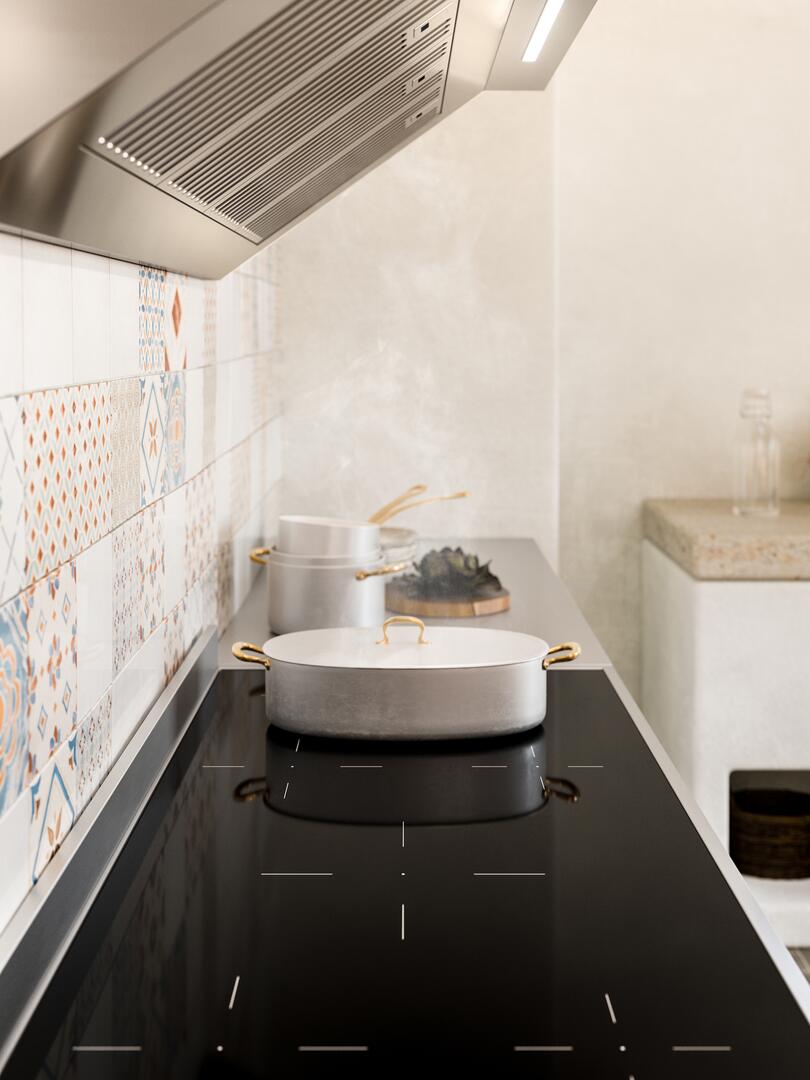 ILVE - 48" Pro Plus II Series Freestanding Electric Induction Range - Double Oven - Viewing Window(s) ILVE - 48" Pro Plus II Series Freestanding Electric Induction Range - Double Oven - Viewing Window(s)