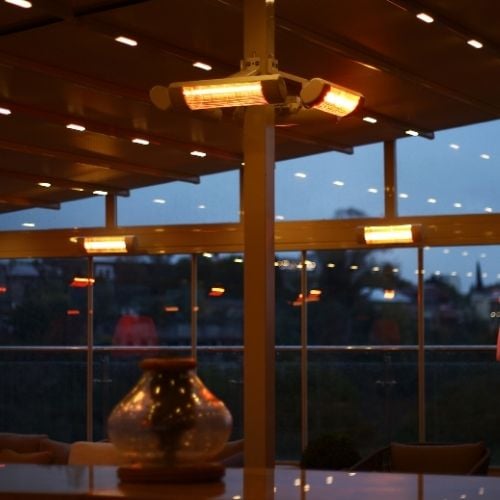 SUNHEAT Commercial/Restaurant Outdoor Weatherproof Electric Wall Mounted Heater by SUNHEAT- Silver 1500W 120V - WL-15S SUNHEAT Commercial/Restaurant Outdoor Weatherproof Electric Wall Mounted Heater by SUNHEAT- Silver 1500W 120V - WL-15S