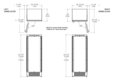 Bertazzoni - 30" Built-in Refrigerator Column Panel Ready Master Series Bertazzoni - 30" Built-in Refrigerator Column Panel Ready Master Series