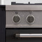 Bertazzoni - Master Series Gas Knob Décor Set - 10 Knobs Black Nickel - DSMASGKSB