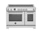 Bertazonni - 48" Induction Range with 6 Heating Zones Professional Series - PRO486IGFEPXT