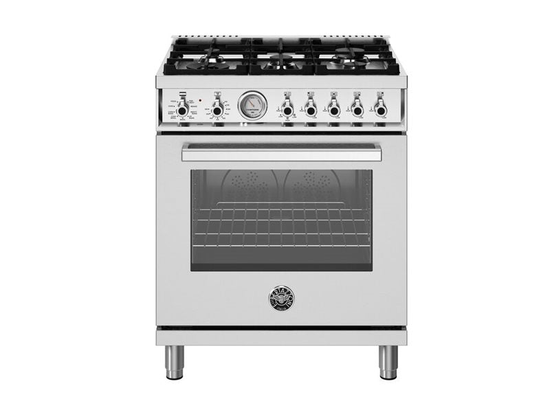 Bertazzoni - 30 inch All Gas Range, 5 Burners - PRO305GASXV Bertazzoni - 30 inch All Gas Range, 5 Burners - PRO305GASXV