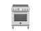Bertazonni - 30" Electric Range with 4 Ceran Heating Zones Professional Series - Stainless Steel - PRO304CEMXV