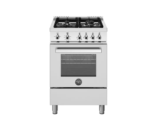 Bertazzoni - Professional Series 24-inch All-Gas Range with 4 Burners - PRO244GASXV