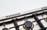 Bertazzoni - 36 inch Dual Fuel Range, 6 Brass Burners and Cast Iron Griddle, Electric Self-Clean Oven - MAS366BCFEPXT Bertazzoni - 36 inch Dual Fuel Range, 6 Brass Burners and Cast Iron Griddle, Electric Self-Clean Oven - MAS366BCFEPXT