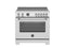 Bertazzoni - 36 inch Induction Range, 5 Heating Zones and Cast Iron Griddle, Electric Self-Clean Oven - MAS365ICFEPX
