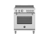 Bertazzoni - 30 inch Electric Range, 4 Heating Zones, Electric Oven - MAS304CEMXV Bertazzoni - 30 inch Electric Range, 4 Heating Zones, Electric Oven - MAS304CEMXV