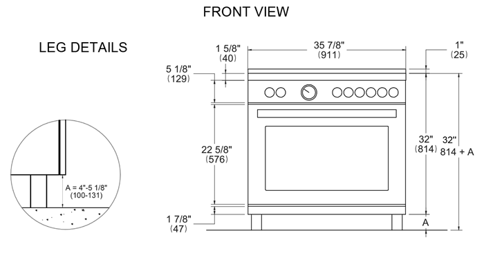 Bertazzoni - 36 inch Dual Fuel Range, 6 Brass Burner and Cast Iron Griddle, Electric Self-Clean Oven - HER366BCFE Bertazzoni - 36 inch Dual Fuel Range, 6 Brass Burner and Cast Iron Griddle, Electric Self-Clean Oven - HER366BCFE