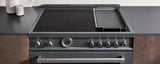 Bertazzoni - 36 inch Induction Range, 5 Heating Zones and Cast Iron Griddle, Electric Self-Clean Oven - PRO365ICFEPXT Bertazzoni - 36 inch Induction Range, 5 Heating Zones and Cast Iron Griddle, Electric Self-Clean Oven - PRO365ICFEPXT