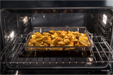 Bertazzoni - 48 inch Dual Fuel Range, 6 Brass Burners and Griddle, Electric Self-Clean Oven - HER486BTFEP Bertazzoni - 48 inch Dual Fuel Range, 6 Brass Burners and Griddle, Electric Self-Clean Oven - HER486BTFEP