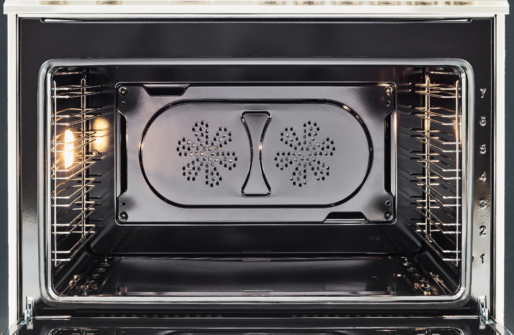 Bertazzoni - 36 inch Dual Fuel Range, 6 Brass Burner and Cast Iron Griddle, Electric Self-Clean Oven - HER366BCFE Bertazzoni - 36 inch Dual Fuel Range, 6 Brass Burner and Cast Iron Griddle, Electric Self-Clean Oven - HER366BCFE