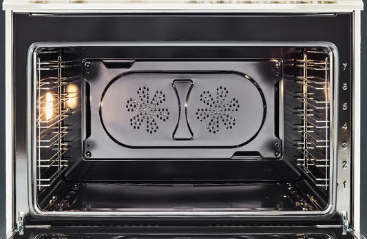 Bertazzoni - 36 inch Dual Fuel Range, 6 Brass Burners and Cast Iron Griddle, Electric Self-Clean Oven - MAS366BCFEPXT