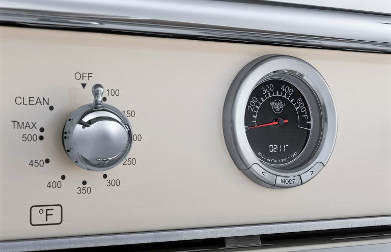 Bertazzoni - 48 inch Dual Fuel Range, 6 Brass Burners and Griddle, Electric Self-Clean Oven - HER486BTFEP Bertazzoni - 48 inch Dual Fuel Range, 6 Brass Burners and Griddle, Electric Self-Clean Oven - HER486BTFEP