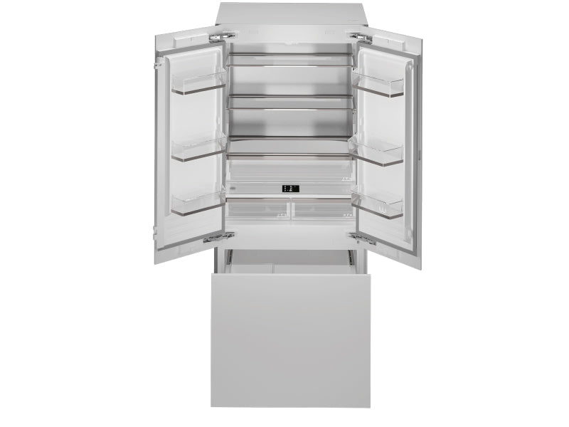 Bertazzoni - Professional Series 36 inch built-in French Door Refrigerator with ice maker and internal water dispenser - REF36FDBZPNV/24 Bertazzoni - Professional Series 36 inch built-in French Door Refrigerator with ice maker and internal water dispenser - REF36FDBZPNV/24