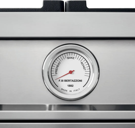 Bertazzoni - 30 Inch Freestanding Induction Range with 4 Elements, 4.6 cu. ft. Oven Capacity - PRO304INMXV