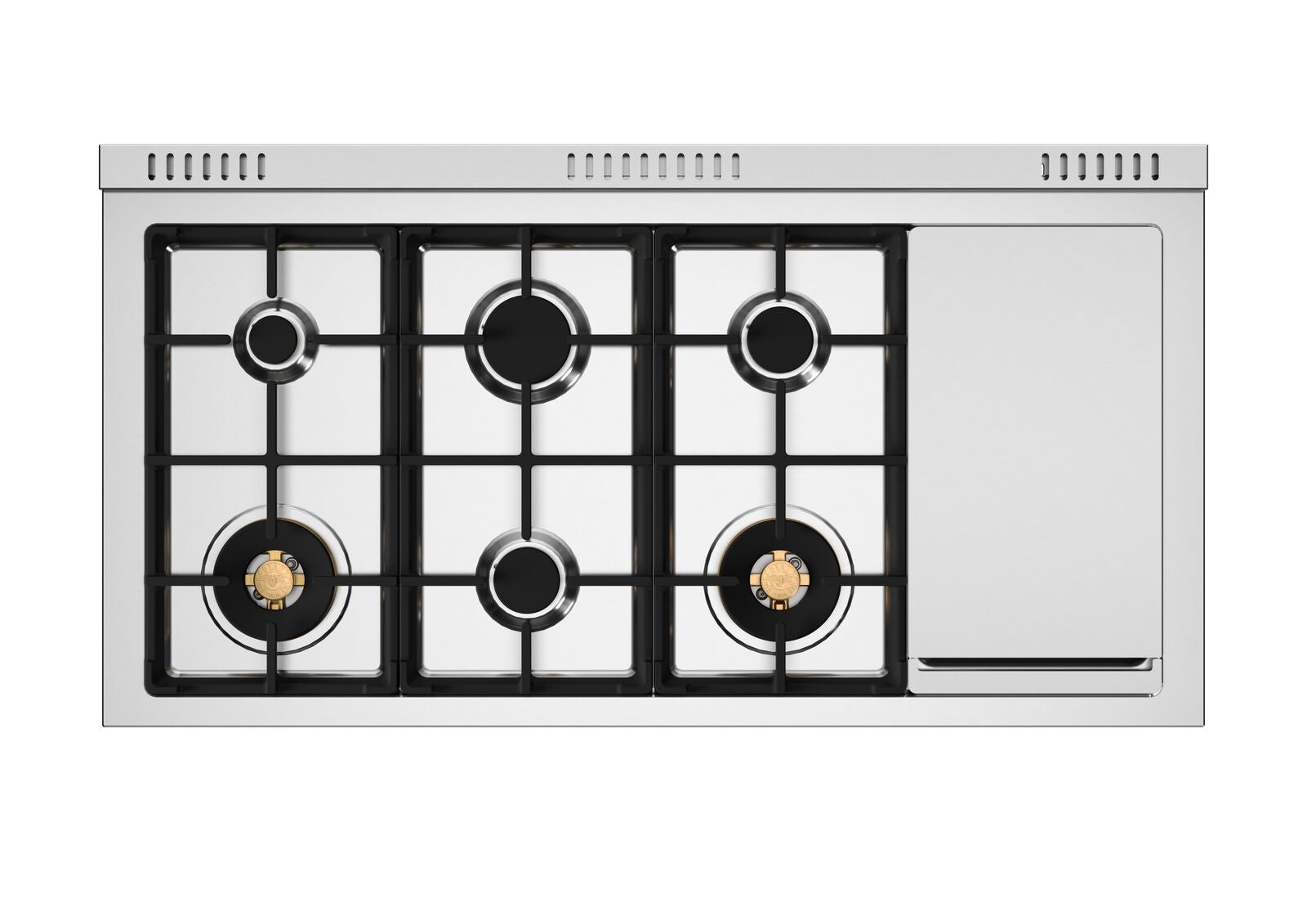 Bertazzoni - Professional Series 48 Inch Freestanding Dual Fuel Range with 6 Sealed Burners, 7 cu. ft. Total Capacity Bertazzoni - Professional Series 48 Inch Freestanding Dual Fuel Range with 6 Sealed Burners, 7 cu. ft. Total Capacity