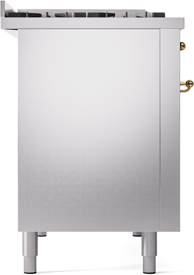 ILVE - 48" Nostalgie II Series Freestanding Dual Fuel Range - Double Oven - Griddle - Liquid Propane ILVE - 48" Nostalgie II Series Freestanding Dual Fuel Range - Double Oven - Griddle - Liquid Propane