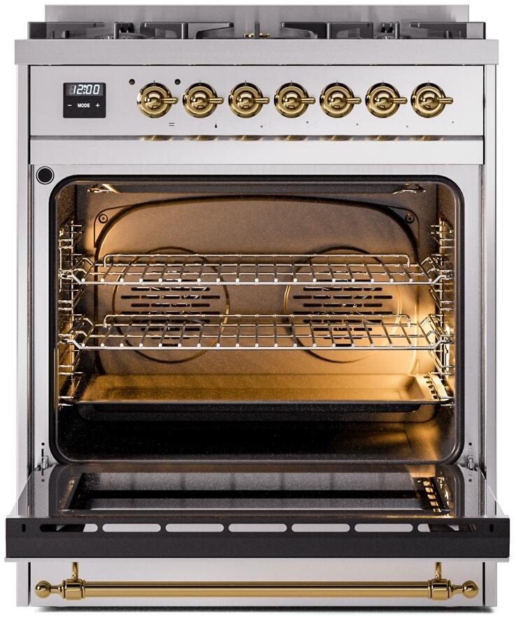 ILVE - 30" Nostalgie II Series Freestanding Dual Fuel Range - Liquid Propane ILVE - 30" Nostalgie II Series Freestanding Dual Fuel Range - Liquid Propane