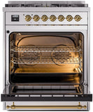 ILVE - 30" Nostalgie II Series Freestanding Dual Fuel Range - Liquid Propane ILVE - 30" Nostalgie II Series Freestanding Dual Fuel Range - Liquid Propane