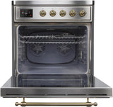 ILVE - 30" Magestic II Series Freestanding Electric Induction Range - Glass Door(s) ILVE - 30" Magestic II Series Freestanding Electric Induction Range - Glass Door(s)