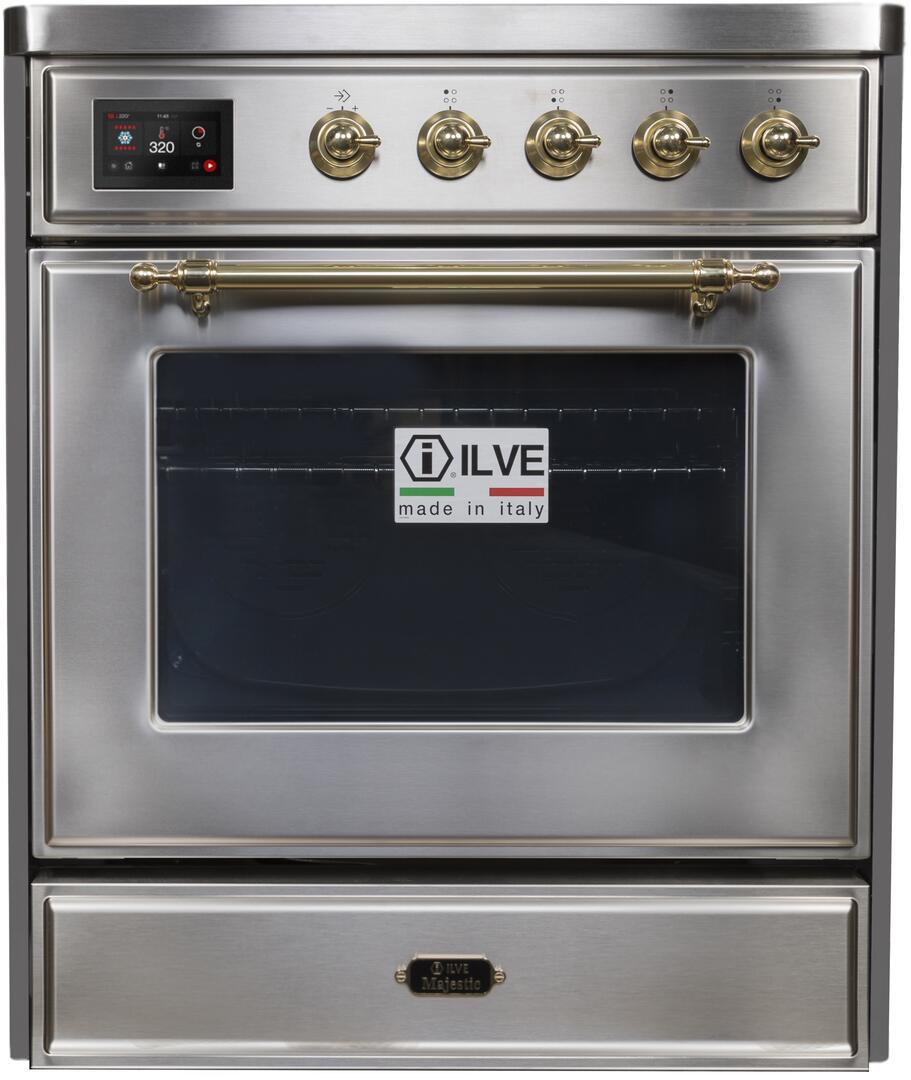 ILVE - 30" Magestic II Series Freestanding Electric Induction Range - Glass Door(s) ILVE - 30" Magestic II Series Freestanding Electric Induction Range - Glass Door(s)
