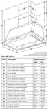 ILVE - Majestic 40 Inch Wall Mount Convertible Range Hood - 600 CFM ILVE - Majestic 40 Inch Wall Mount Convertible Range Hood - 600 CFM