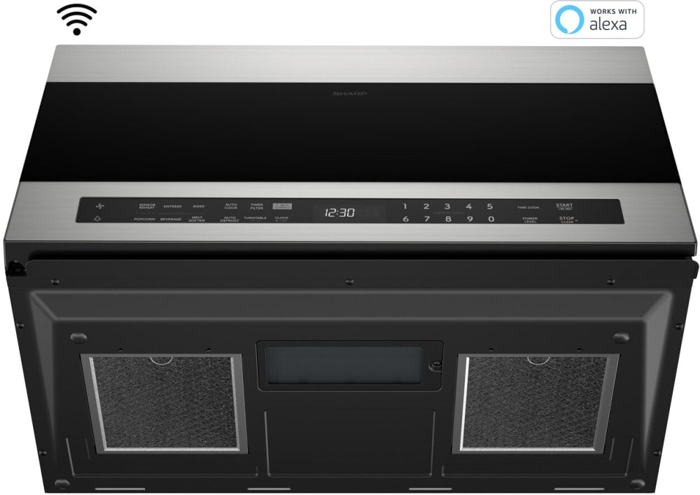 Sharp - 30" / 1.9 CF Smart Over-the-Range Microwave Oven - Over The Range - SMO1969JS Sharp - 30" / 1.9 CF Smart Over-the-Range Microwave Oven - Over The Range - SMO1969JS