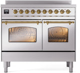 ILVE - 40" Nostalgie II Series Freestanding Electric Induction Range - Double Oven ILVE - 40" Nostalgie II Series Freestanding Electric Induction Range - Double Oven