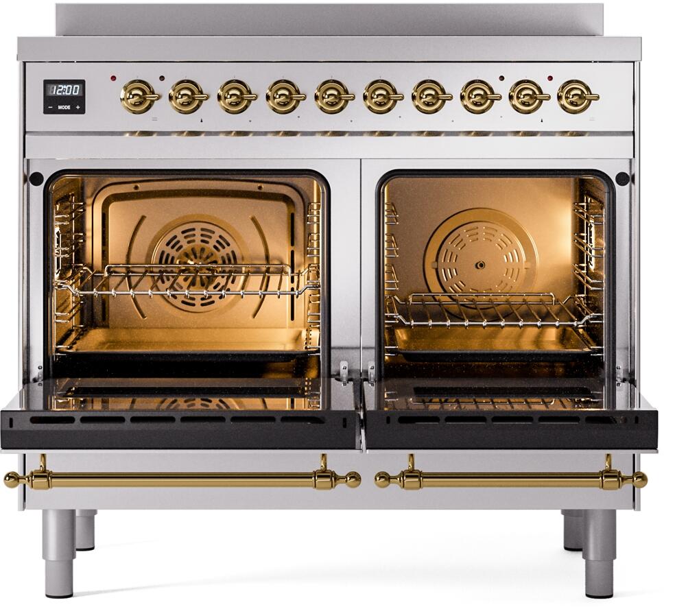 ILVE - 40" Nostalgie II Series Freestanding Electric Induction Range - Double Oven ILVE - 40" Nostalgie II Series Freestanding Electric Induction Range - Double Oven