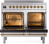 ILVE - 40" Nostalgie II Series Freestanding Electric Induction Range - Double Oven ILVE - 40" Nostalgie II Series Freestanding Electric Induction Range - Double Oven