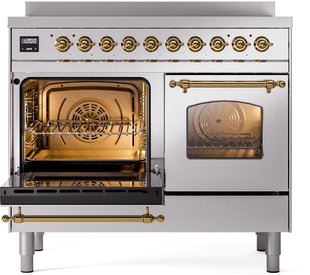 ILVE - 40" Nostalgie II Series Freestanding Electric Induction Range - Double Oven ILVE - 40" Nostalgie II Series Freestanding Electric Induction Range - Double Oven