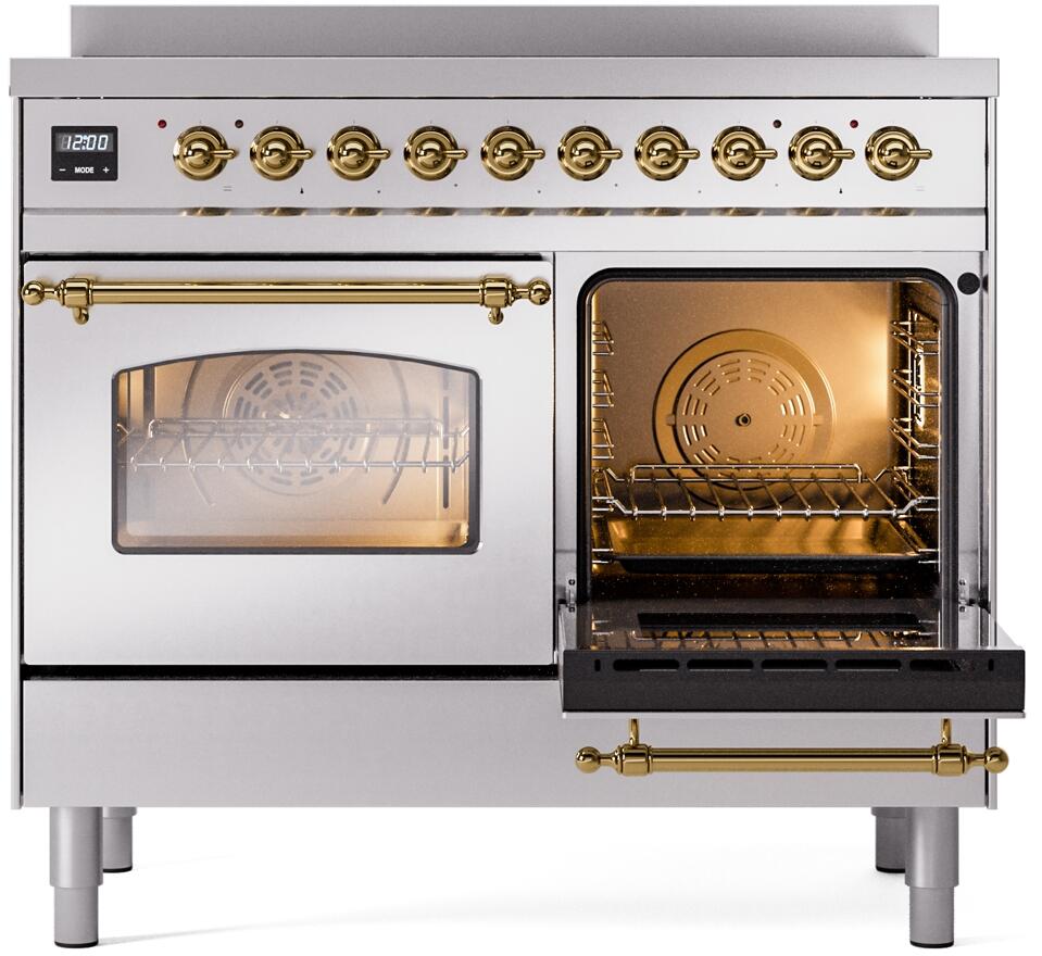 ILVE - 40" Nostalgie II Series Freestanding Electric Induction Range - Double Oven ILVE - 40" Nostalgie II Series Freestanding Electric Induction Range - Double Oven