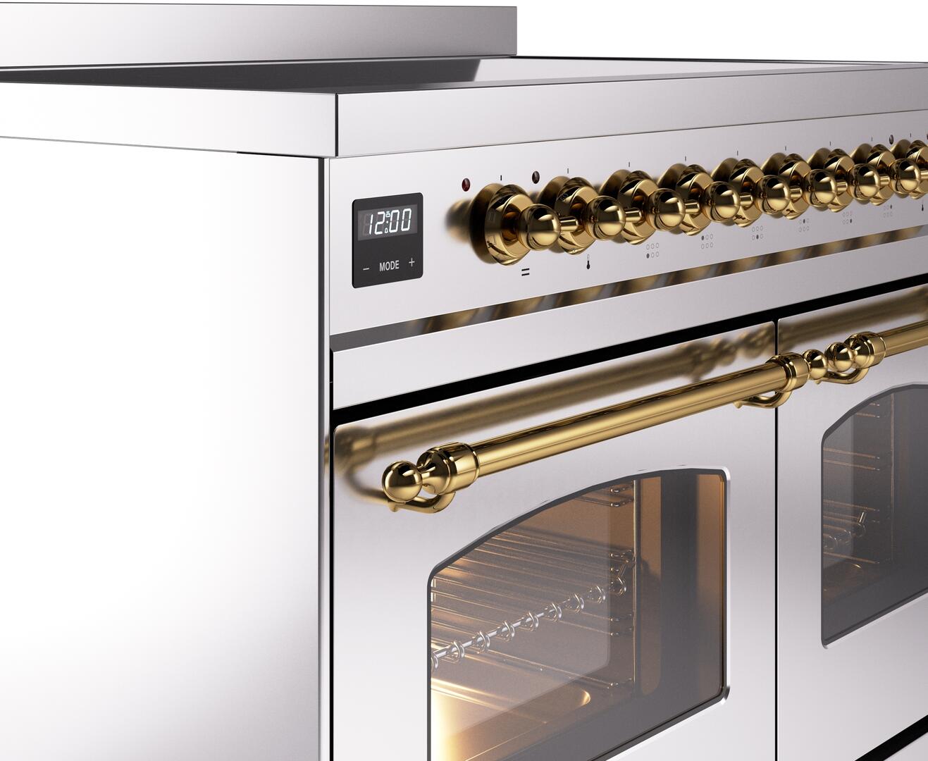 ILVE - 40" Nostalgie II Series Freestanding Electric Induction Range - Double Oven ILVE - 40" Nostalgie II Series Freestanding Electric Induction Range - Double Oven