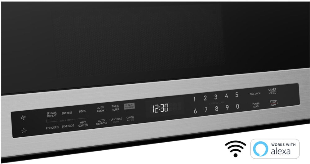 Sharp - 30" / 1.7 CF Smart Over-the-Range Microwave Oven - Over The Range - SMO1759JS Sharp - 30" / 1.7 CF Smart Over-the-Range Microwave Oven - Over The Range - SMO1759JS