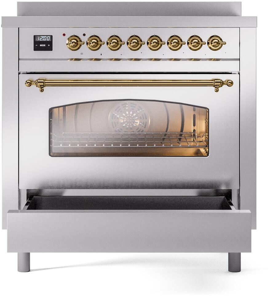 ILVE - 36" Nostalgie II Series Freestanding Electric Induction Range ILVE - 36" Nostalgie II Series Freestanding Electric Induction Range
