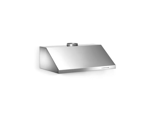 Bertazzoni - 30" Wallmount Canopy Hood, 1 motor CFM 600 - KU30PRO1X/14