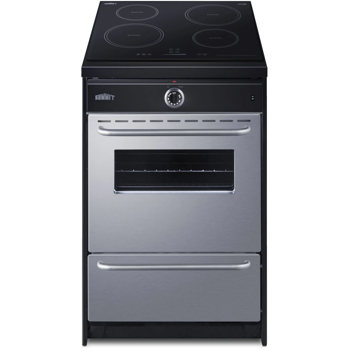 Summit - 24" wide induction range in stainless steel - TEM665BW Summit - 24" wide induction range in stainless steel - TEM665BW