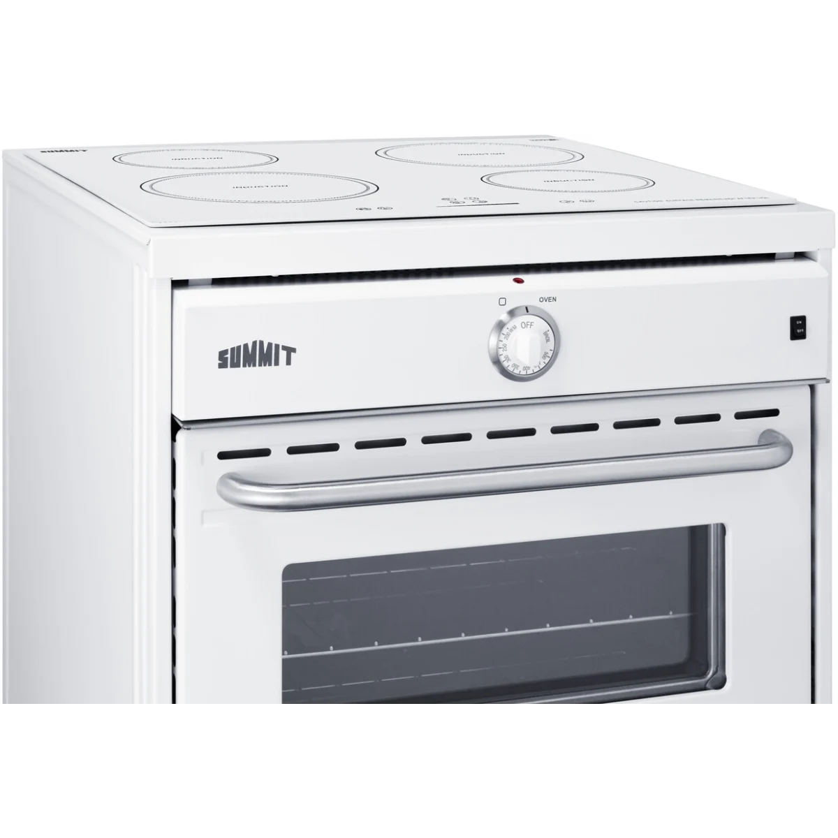 Summit - 24" wide induction range in white - WEM665W Summit - 24" wide induction range in white - WEM665W