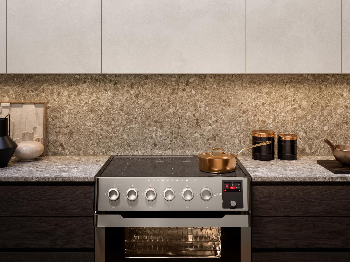 ILVE - Panoramagic 36" Induction 6 Zones Single Oven ILVE - Panoramagic 36" Induction 6 Zones Single Oven