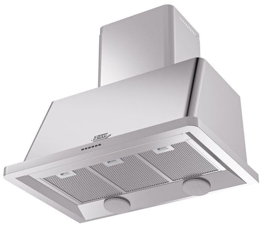 ILVE - Majestic 36 Inch Wall Mount Convertible Range Hood - 600 CFM