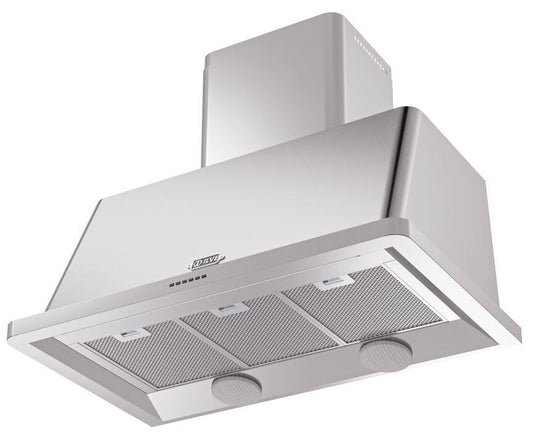 ILVE - Majestic 40 Inch Wall Mount Convertible Range Hood - 600 CFM