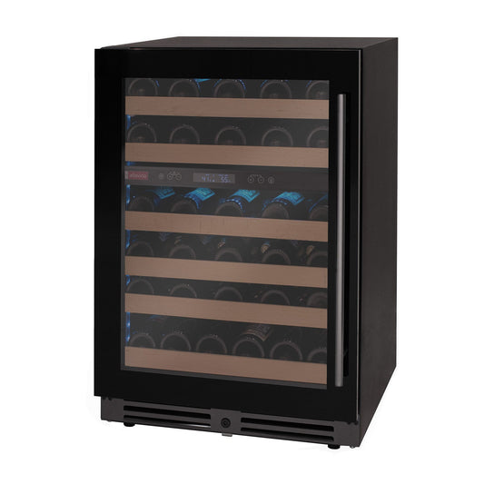 Allavino - Reserva Series 50 Bottle 34" Tall Dual Zone Black Glass Wine Cooler Refrigerator