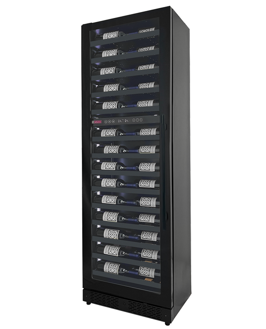 Allavino - Reserva Series 67 Bottle 71" Tall Dual Zone Black Shallow Wine Refrigerator Console