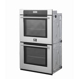 FORNO - Villarosa 30-Inch Convection Double Electric Wall Oven in Stainless Steel - FBOEL1365-30 FORNO - Villarosa 30-Inch Convection Double Electric Wall Oven in Stainless Steel - FBOEL1365-30