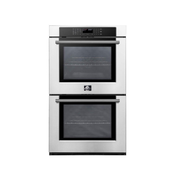 FORNO - Villarosa 30-Inch Convection Double Electric Wall Oven in Stainless Steel - FBOEL1365-30 FORNO - Villarosa 30-Inch Convection Double Electric Wall Oven in Stainless Steel - FBOEL1365-30