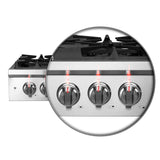 FORNO - Spezia 30-Inch Gas Rangetop, 5 Burners, Wok Ring and Grill/Griddle in Stainless Steel FORNO - Spezia 30-Inch Gas Rangetop, 5 Burners, Wok Ring and Grill/Griddle in Stainless Steel