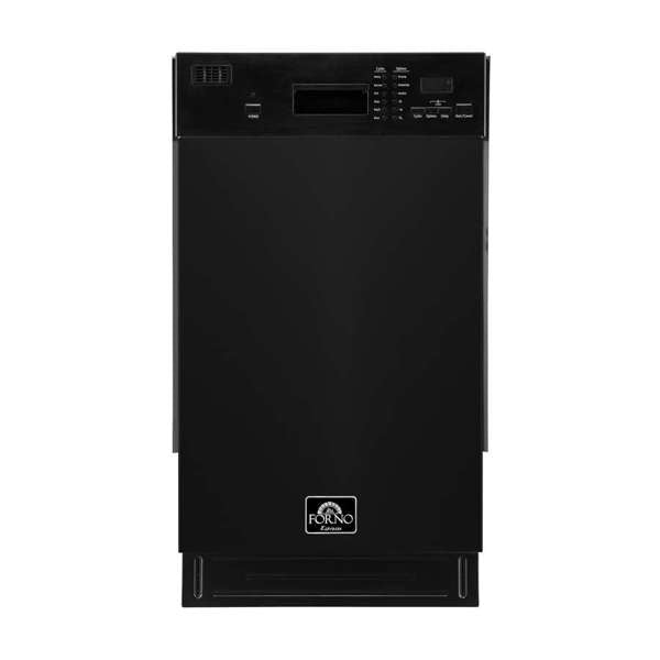 FORNO - Polo 18" Dishwasher Black | FDWBI8041-18BLK FORNO - Polo 18" Dishwasher Black | FDWBI8041-18BLK